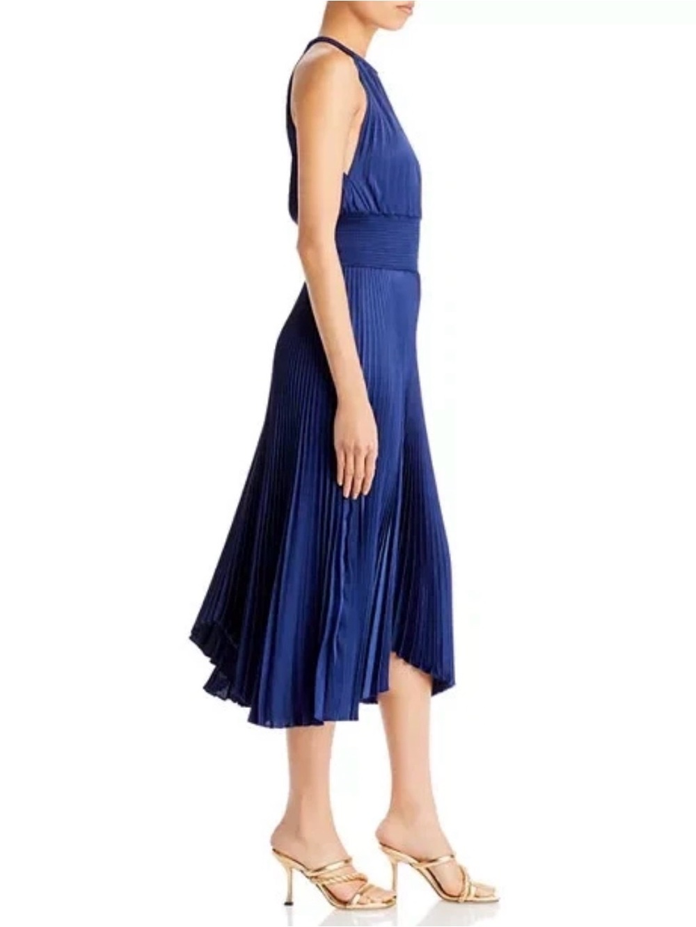 A.L.C. Renzo II Satin Pleated Dress. Size 6. MSRP $595 - Picture 3 of 17